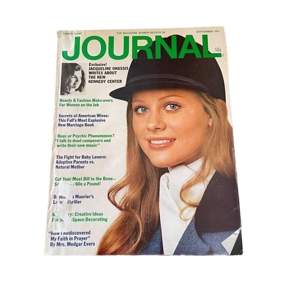 Ladies' Home Journal Other - VTG Ladies' Home Journal Magazine September 1971 Jackie Onassis Kennedy Center